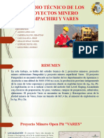 Estudio Técnico de Los Proyectos Minero Pampachiri y Vares