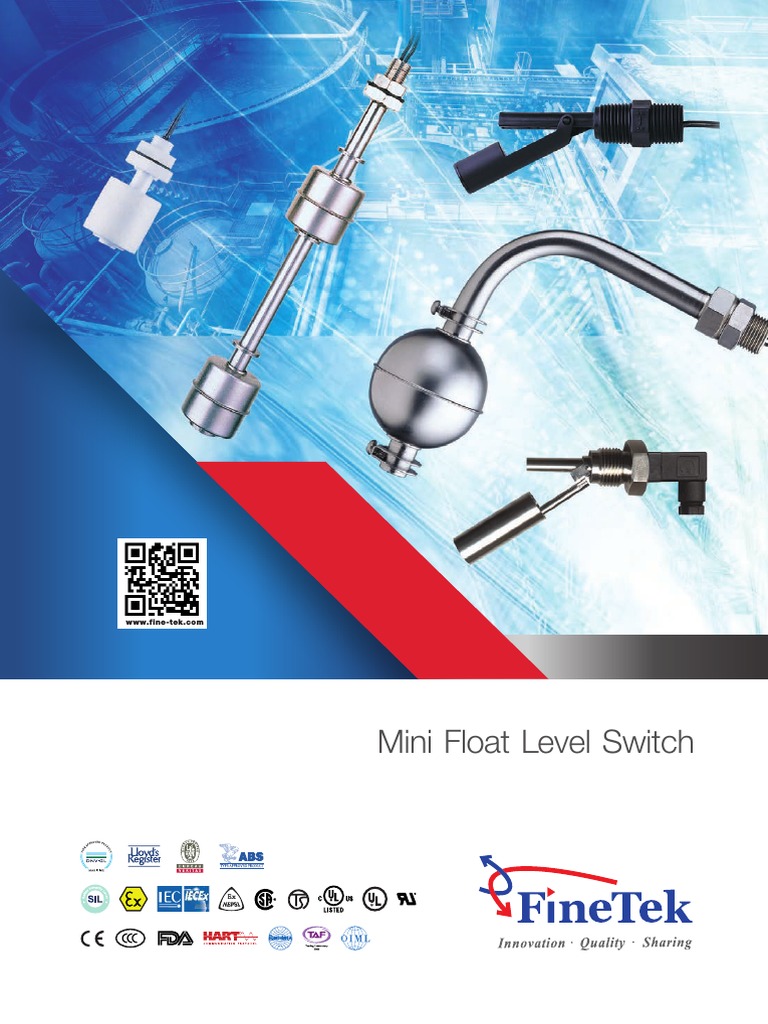 Fdm Mini Float Level Switch New 254711019 Pdf Switch Materials