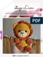 Vintage - Lion Amigurumi