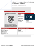 Kadena Kaddex Redwing Technologies SRL - Company Registartion Report