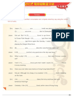 Tenses: A. Eric Is Talking To Jason. Read Their Conversation and Complete What They Say Using The Correct Form of Verbs