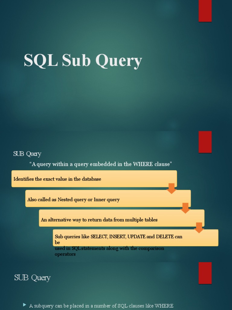Sql Subqueries Exercises Pdf : SQL JOINS – XYFZ