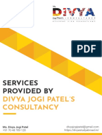 Services Provided By: Divya Jogi Patel'S Consultancy