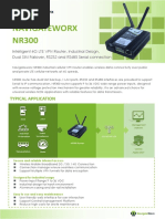 Navigateworx NR300: Typical Application