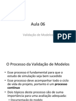 Validação e Verificação de Modelos de Simulação