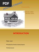 Download Housing Finance - ppt by Shubhendu Mallick SN53082828 doc pdf