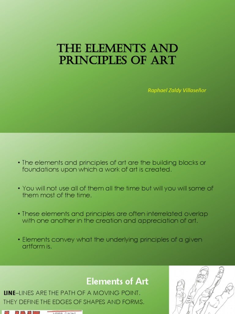 Elements and Principles of Art PDF