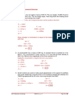 Physics Sample Problem and Solutions