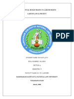 Fundamental Human Rights Vs Labour Rights Labour Law-Ii, Project