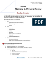CHP 4 - Finance in Planning - Decision Making (SBL Notes by Sir Hasan Dossani)