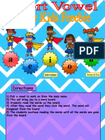 Free Super Kids Short Vowel PowerPoint Game