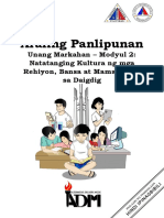 AP 8 - Q1 - Modyul 2 and 3 - Natatanging Kultura NG Mga Rehiyon..v3