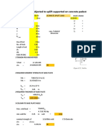 Concrete padestal uplift capacity