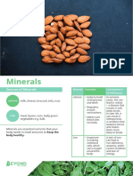 Minerals Information Poster