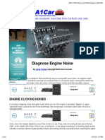 Diagnose Engine Noise: Simple