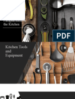 Classification of Tools, Equipment, and Paraphernalia in The Kitchen