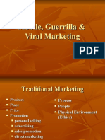 Mobile, Guerrilla & Viral Marketing