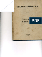 Rarmiro Prialé - Discursos Políticos. 1960