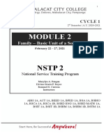 NSTP 2: Family - Basic Unit of A Society