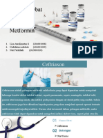 Farmakologi Ceftriaxon, Metformin