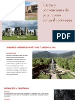 Cartas y convenciones patrimonio cultural 1980-1999