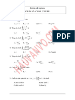 BÀI TẬP TRẮC NGHIỆM CHƯƠNG CHUỐI