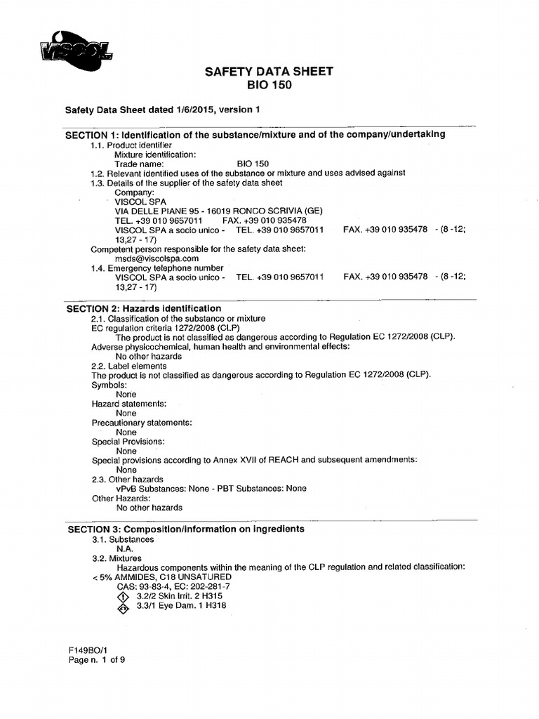 BIO150 | PDF