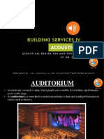 Building Services Iv: Acoustics