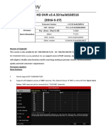 Turbo HD DVR V3.4.50Build160516 Release Notes_External