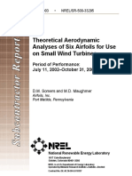 Theoretical Aerodynamic Analyses of Six Airfoils For Use On Small Wind Turbines