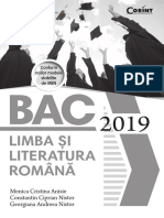 Bacalaureat 2019. Limba Si Literatura Romana - Monica Cristina Anisie, Constantin Ciprian Nistor(2)