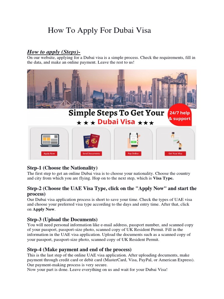 Dubai - Emiratesvisa.co - Uk Content | PDF | Travel Visa | Payments