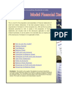 Indian Financial Statement Excel Audit Software