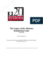 Legacy of The Aldenata RPG