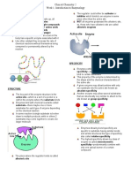 WEEK 1 - Introduction To Enzymology