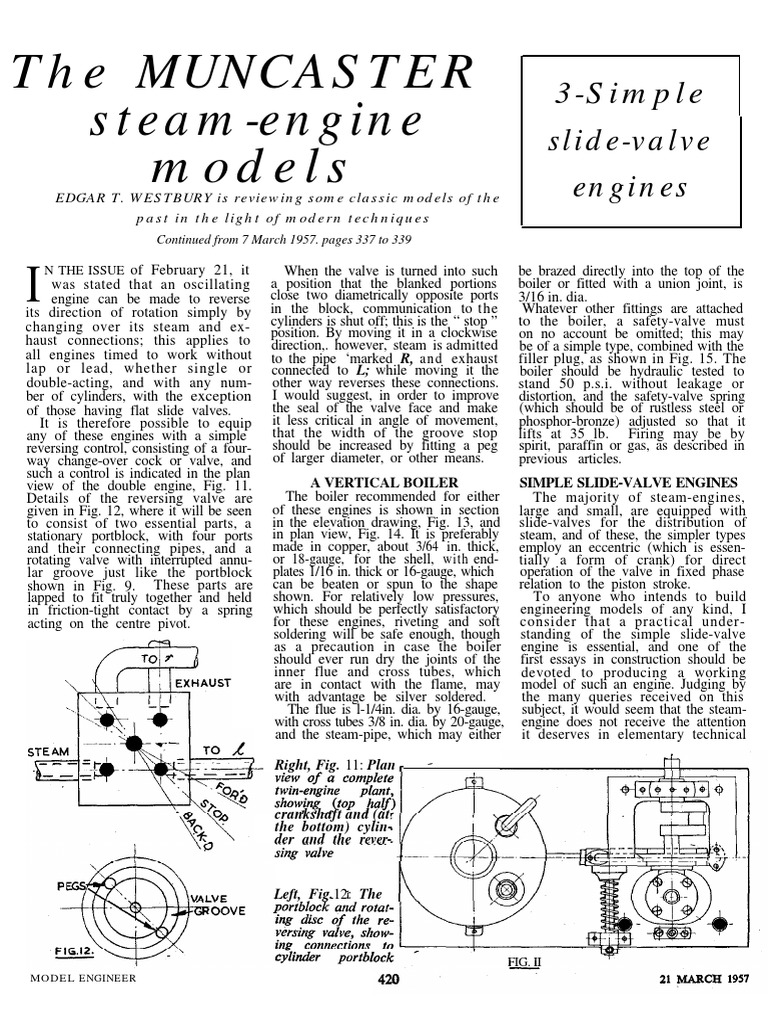 Slide Valve Steam Engine Insights | PDF | Steam Engine | Piston