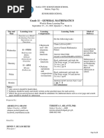 General Mathematics - Module #1