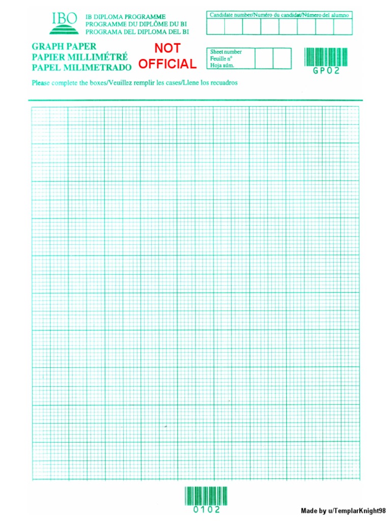 Generic IB Graph Paper OLD PDF