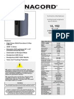 VL152 technical specifications and features