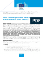 GDC Stakeholder Engagement Topic 05-1 Green Airports and Ports