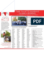 ACTS11 Appreciation Ad