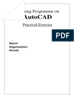 Autocad: Training Programme On