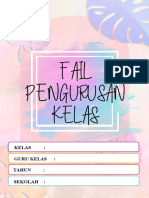 Fail Pengurusan Kelas 2021 - Monstera Theme