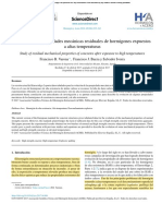 Estudio de Las Propiedades Mecánicas Residuales de Hormigones Expuestos A Altas Temperaturas