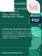 Distribuciones de Probabilidad Muestreo Del Trabajo