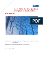 KSA Electricity Sector KPI Manual