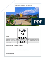 Plan de TRABAJO