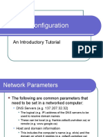 Network Configuration: An Introductory Tutorial