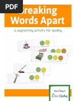 A Segmenting Activity For Spelling