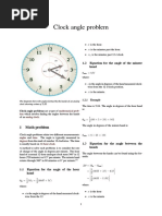 Clock Angle Problem